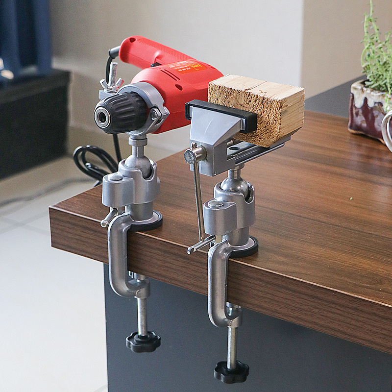 Bench Vise Swivel - Uniwersalny imadło stołowe z aluminium obracane