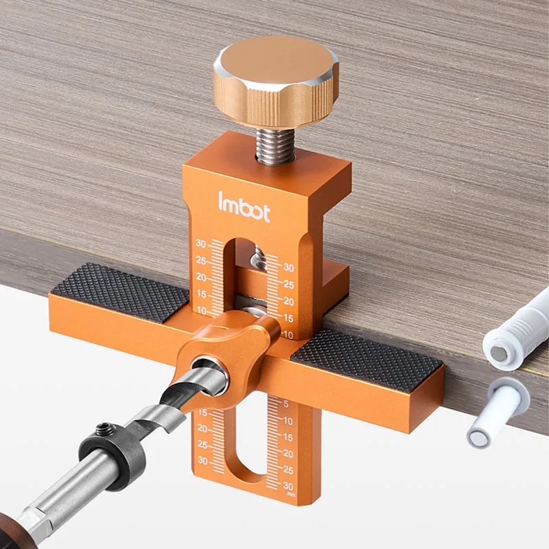 Dowel Jig Kit - Szablon do montażu drzwi szafek stolarskich,