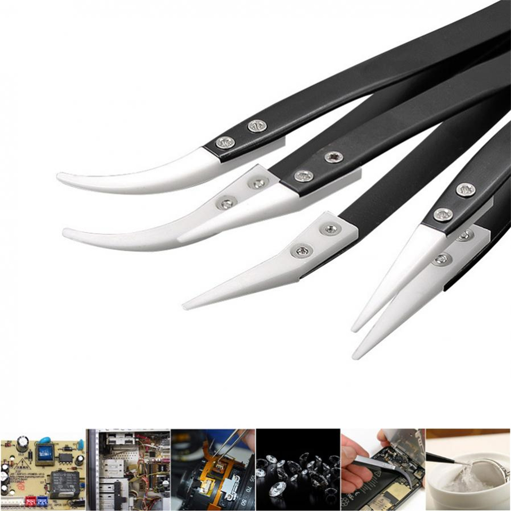 Tools Vape - Antystatyczne ceramiczne pincety do e-papierosów, przemysłowe