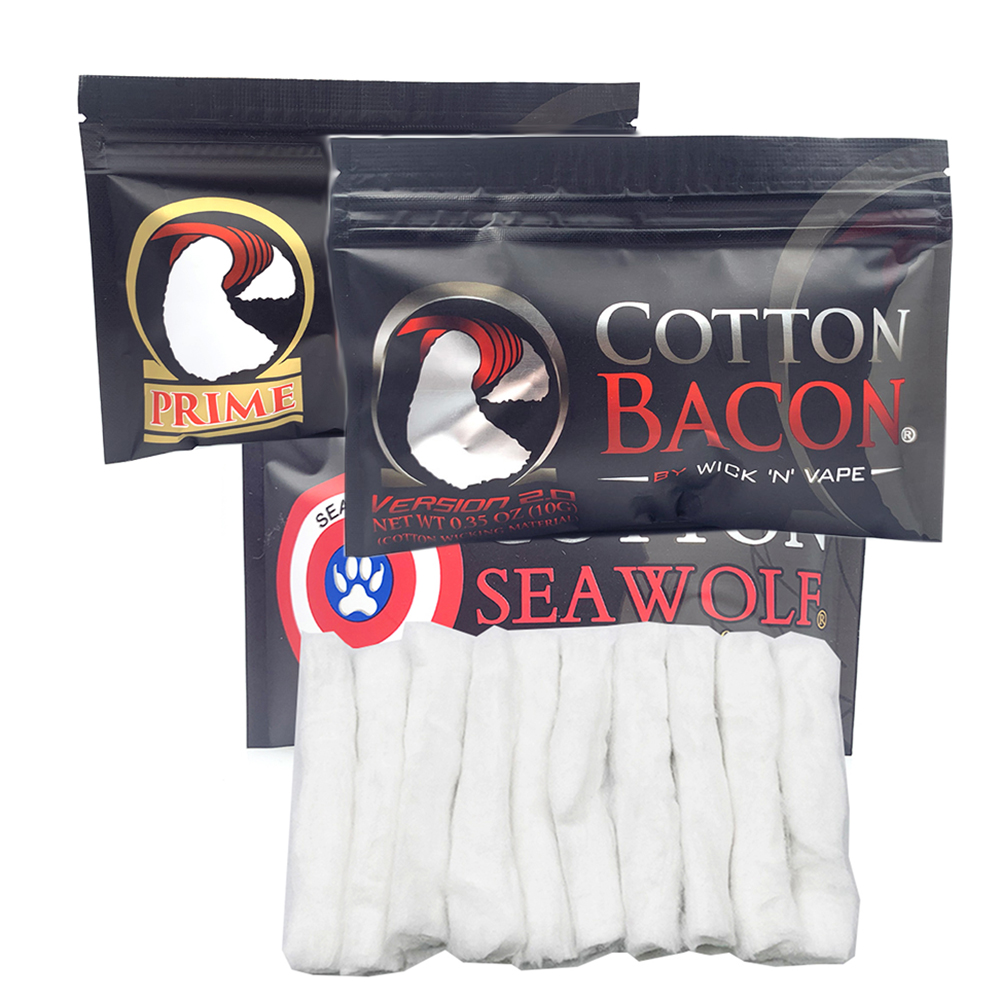 2 paczki bawełna Bacon Prime s – Tools Vape recenzja i cena