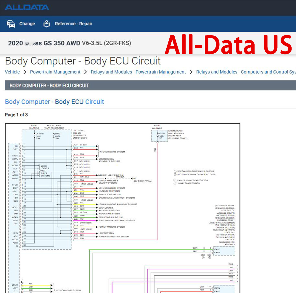 Oprogramowanie Alldata Online  – Workshop Tools Diagram recenzja i cena