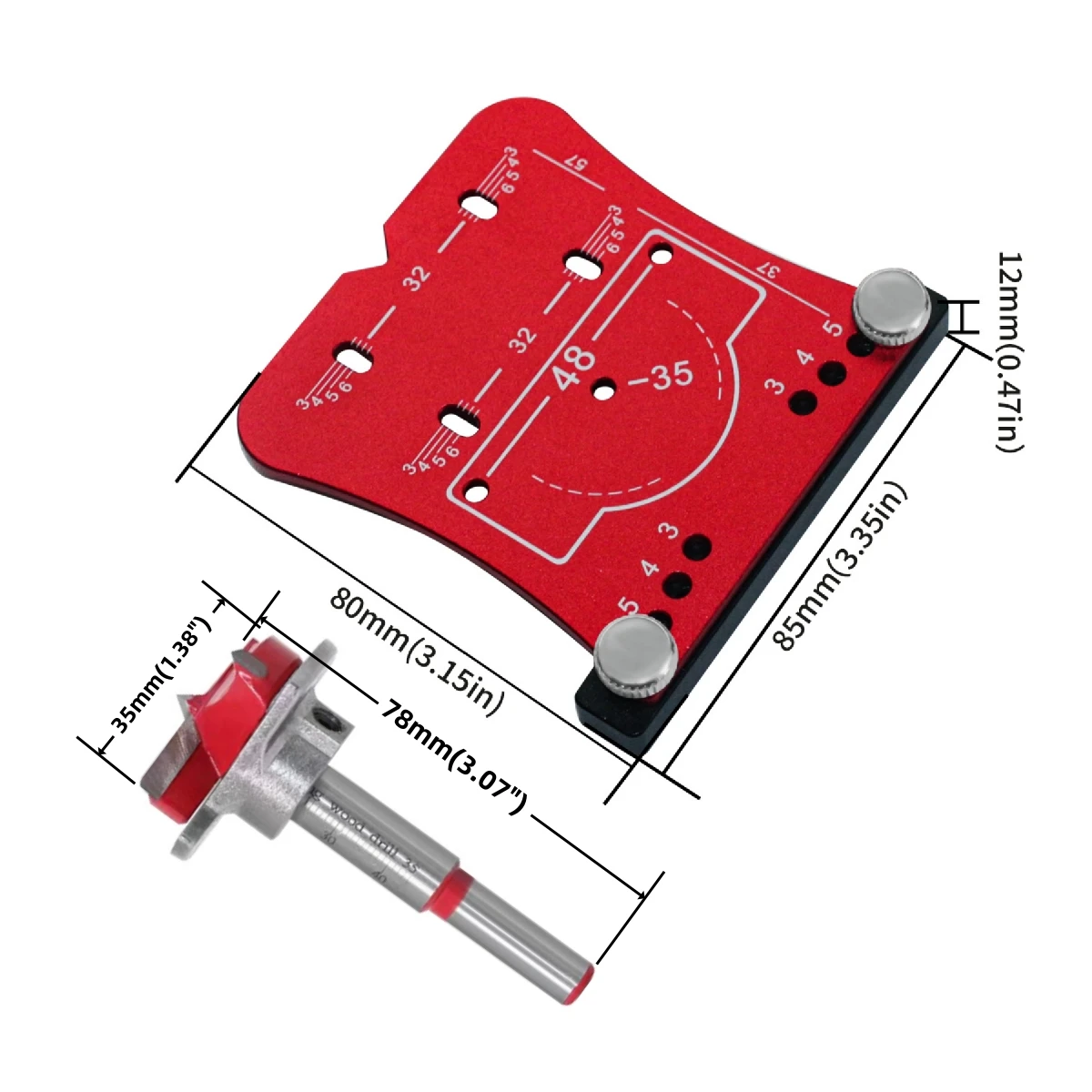 Szablon do pozycjonowania otwo – Dowel Jig Kit recenzja i cena