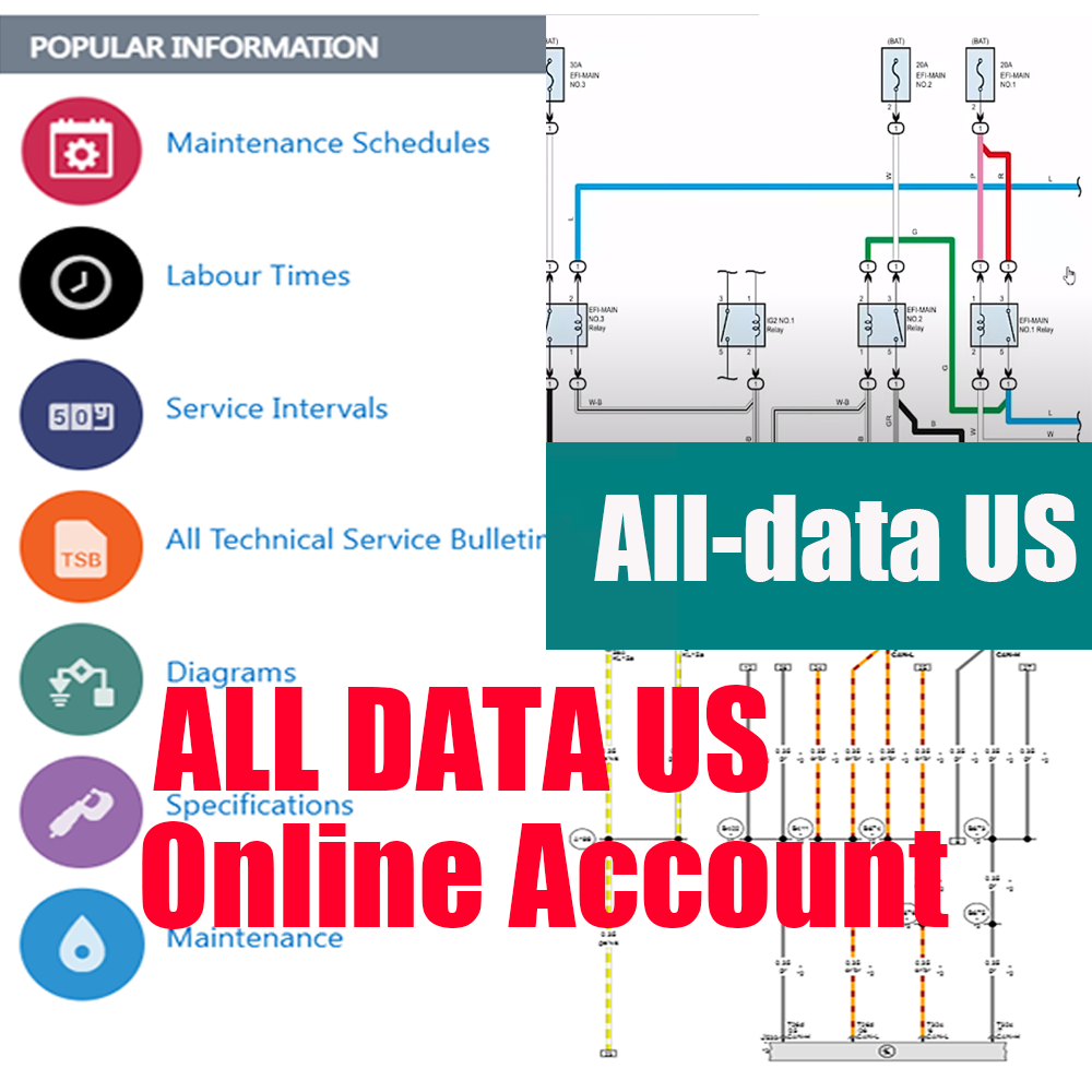 2026 Online Account Alldata US – Workshop Tools Diagram recenzja i cena
