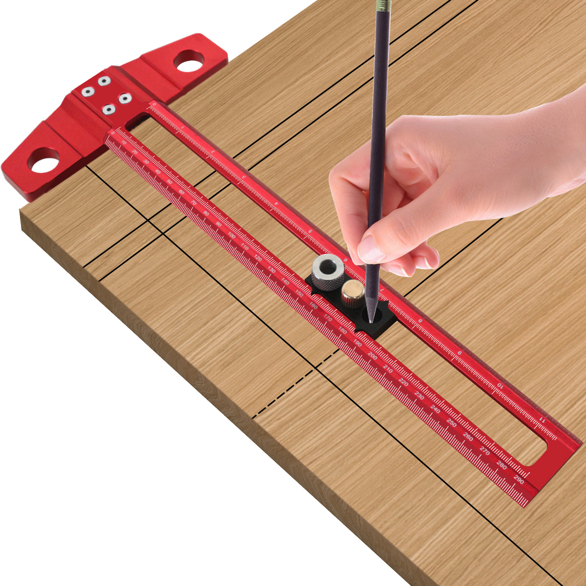 Kątownik stolarski 2 w 1 do po – Dowel Jig Kit recenzja i cena