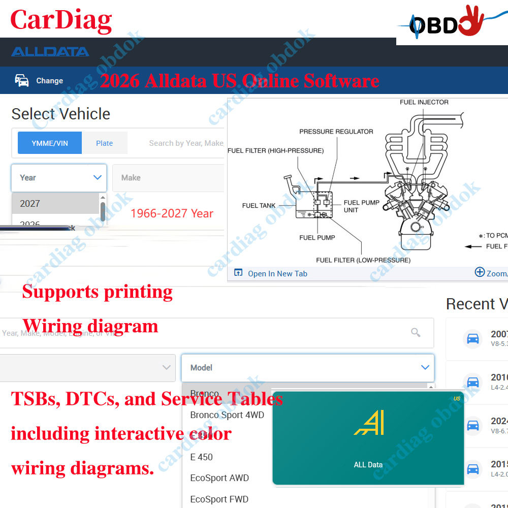 Oprogramowanie Alldata US Onli – Workshop Tools Diagram recenzja i cena