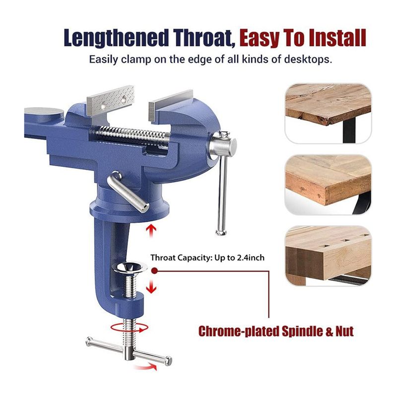Zacisk stołowy KYCOR, imadło m – Bench Vise Swivel recenzja i cena