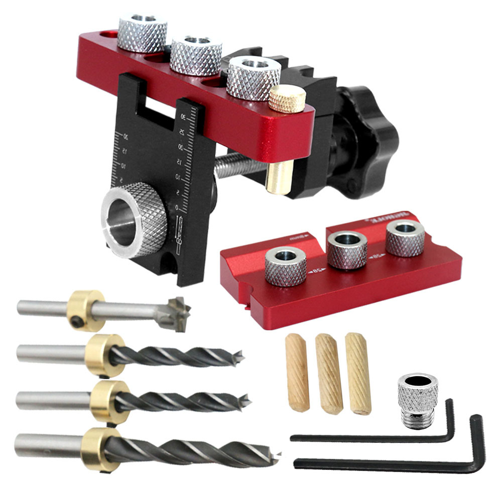 Uniwersalny szablon 3 w 1 do k – Dowel Jig Kit recenzja i cena