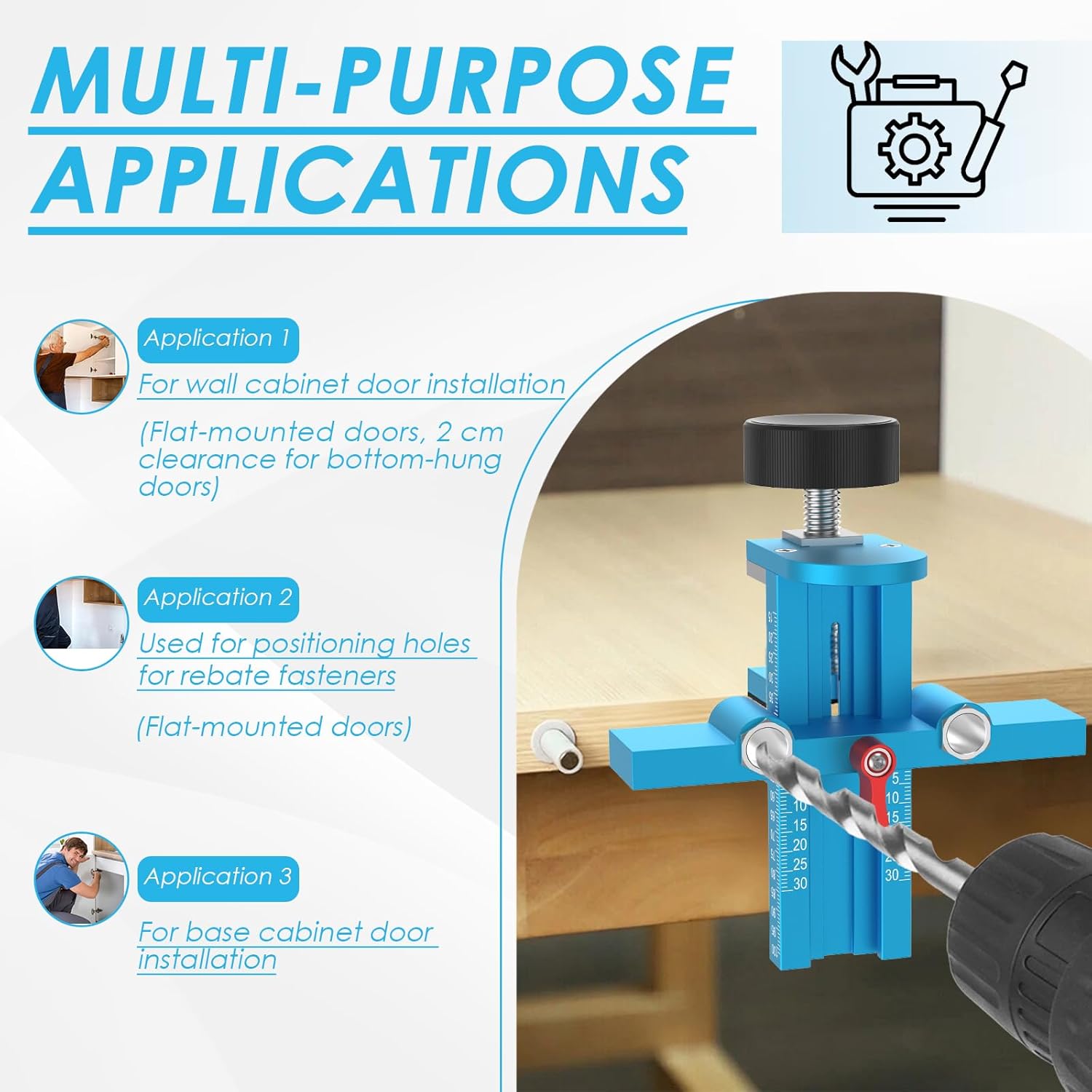 Szablon do montażu drzwi szafe – Dowel Jig Kit recenzja i cena