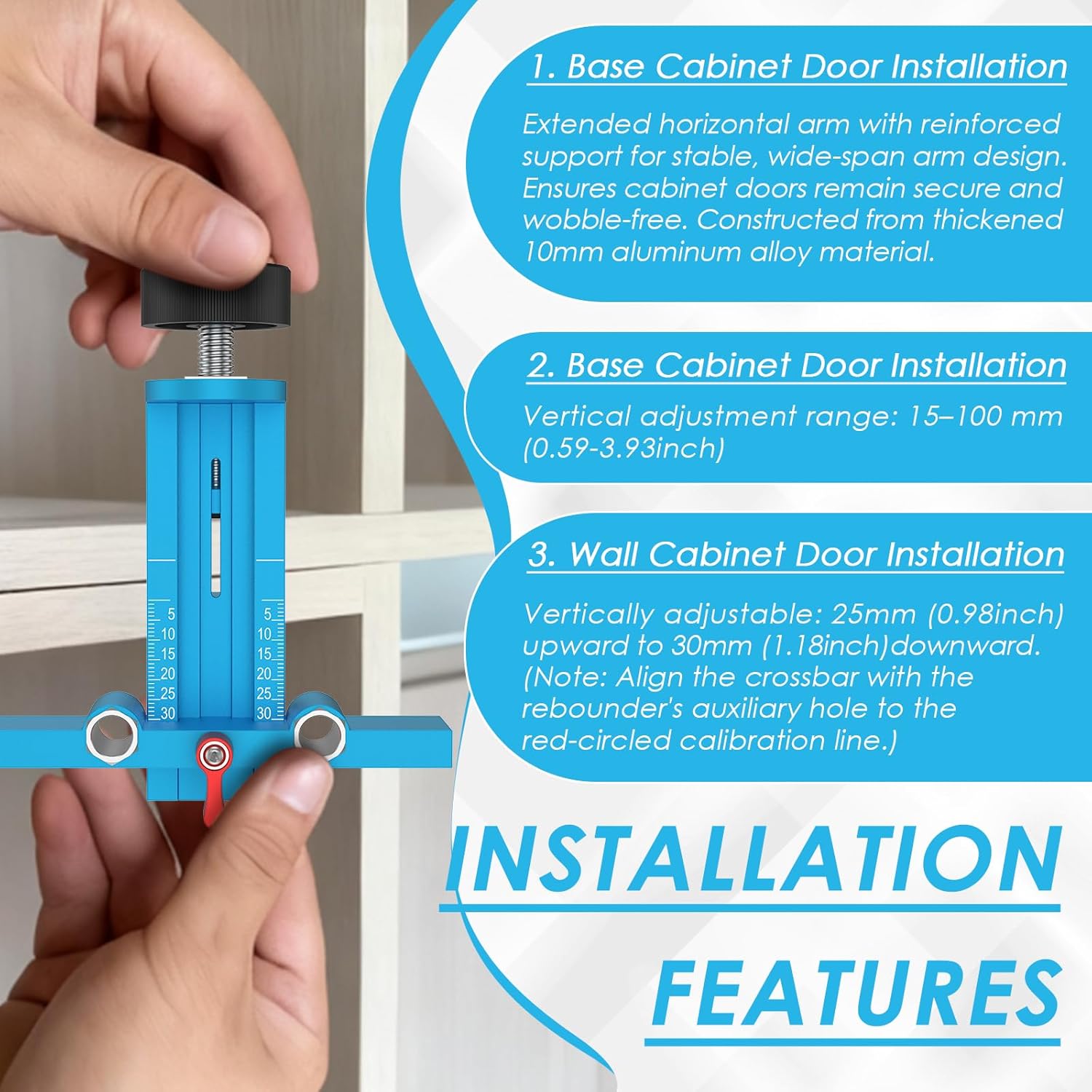 Szablon do montażu drzwi szafe – Dowel Jig Kit recenzja i cena