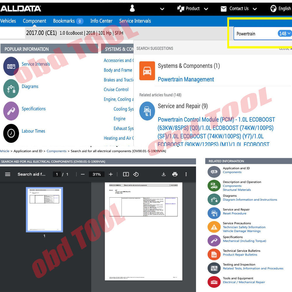 ALLDATA EU 2027 Konto Online D – Workshop Tools Diagram recenzja i cena
